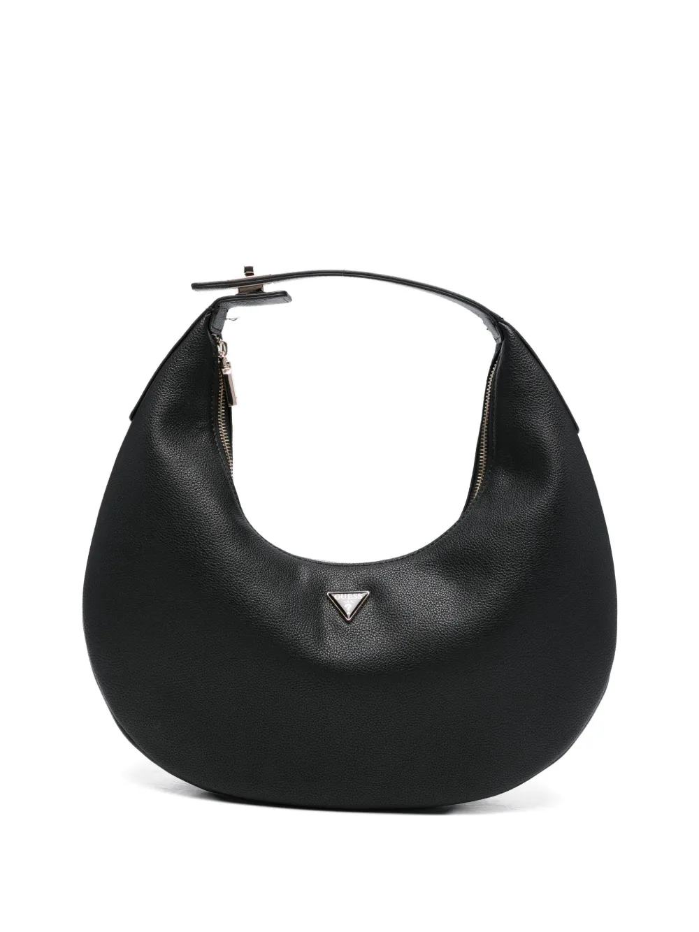 GUESS USA Borsa a spalla Evie con placca logo - Nero