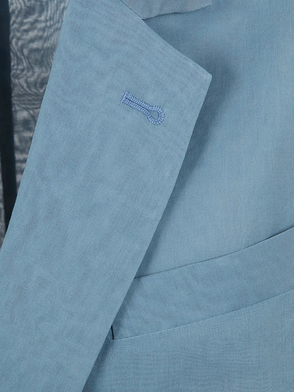  Brunello Cucinelli Buttoned Cotton Blazer - Blue 