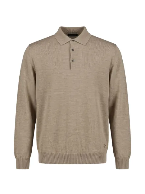 Tombolini polo-collar wool polo shirt