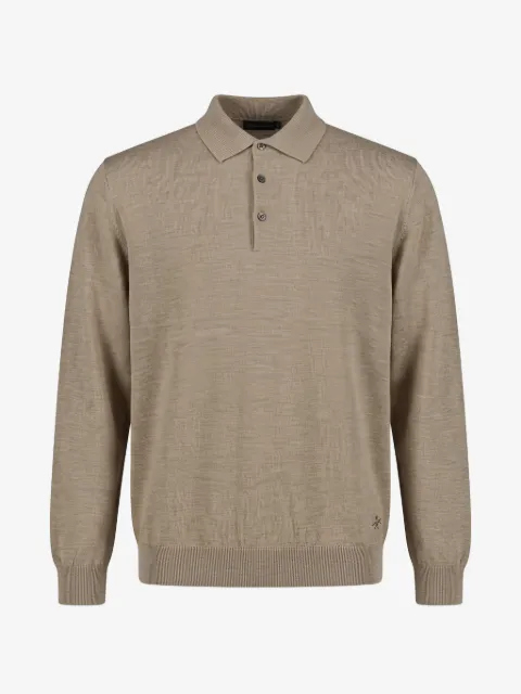 Tombolini polo-collar wool polo shirt