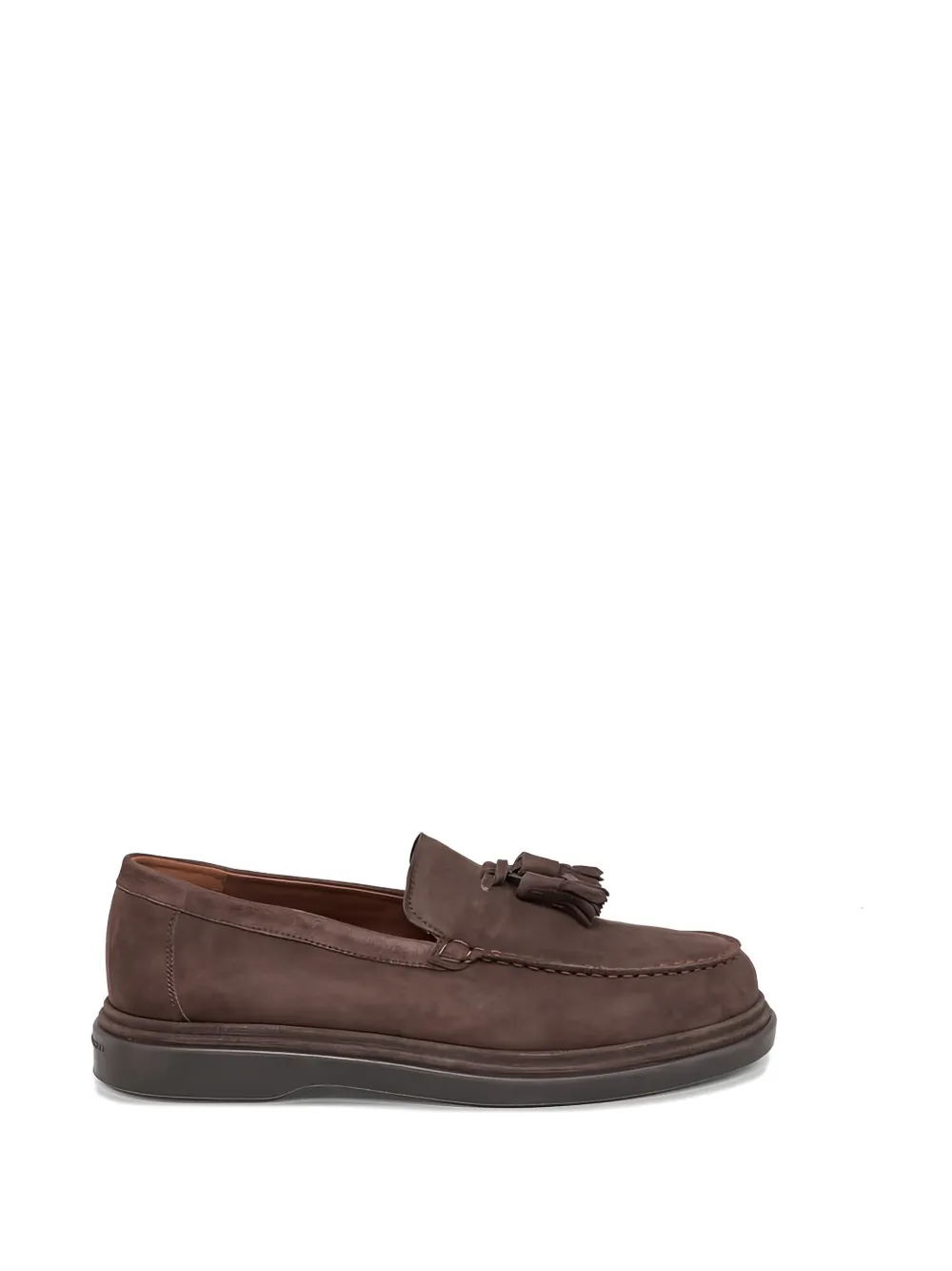 Fratelli Rossetti tassel-detail leather loafers - Marrone
