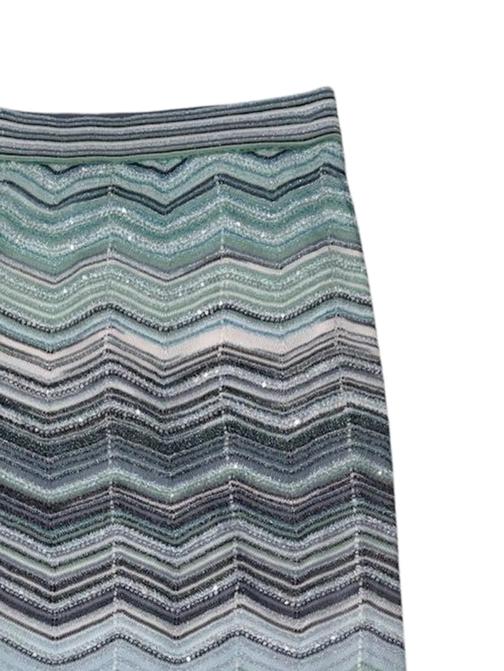  Missoni Zigzag-pattern Skirt - Blue 