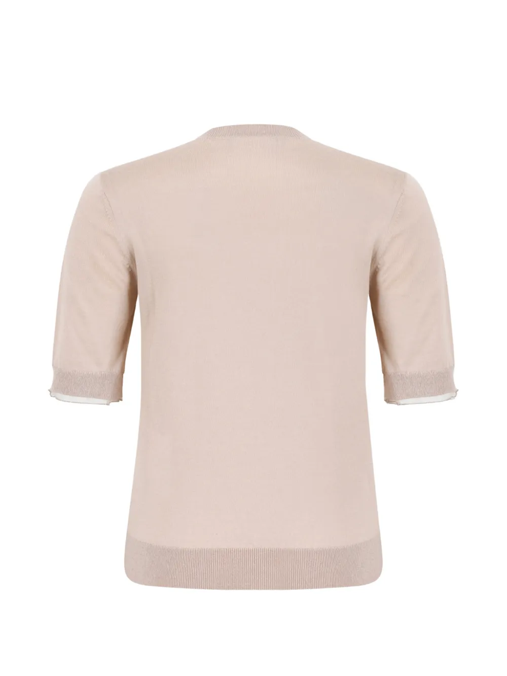 Fabiana Filippi Fijngebreid T-shirt Grijs