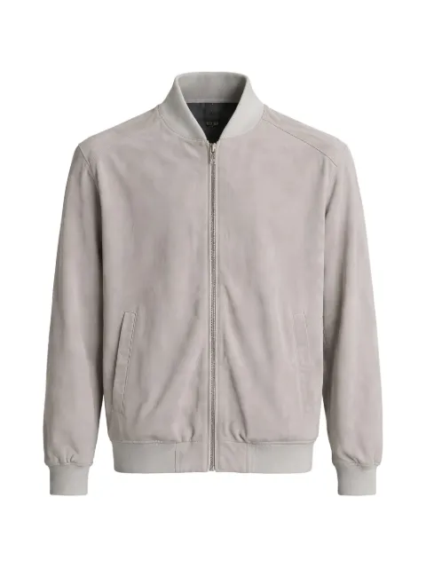Tombolini suede zip-up bomber jacket