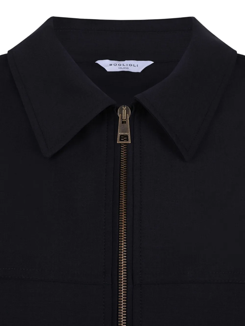  Boglioli Zip Jacket - Blue 