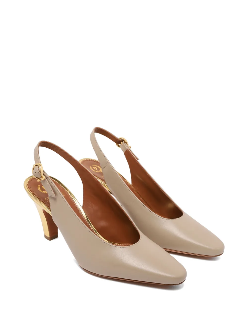 Pollini Pumps Mit Absatz In Brown
