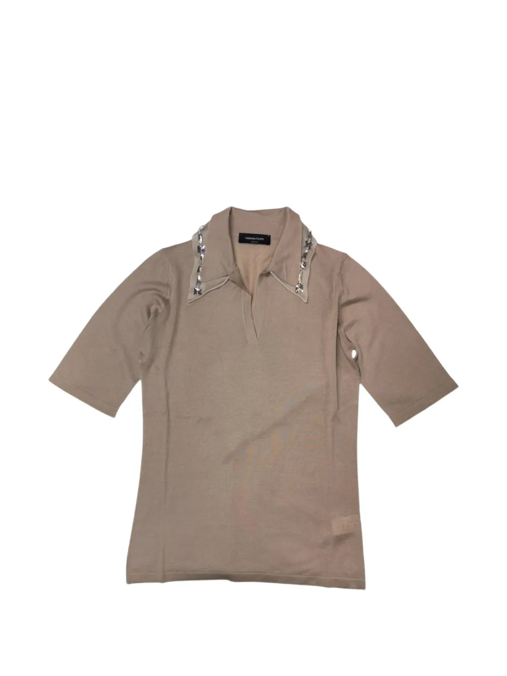 Fabiana Filippi T-shirt con decorazione - Toni neutri