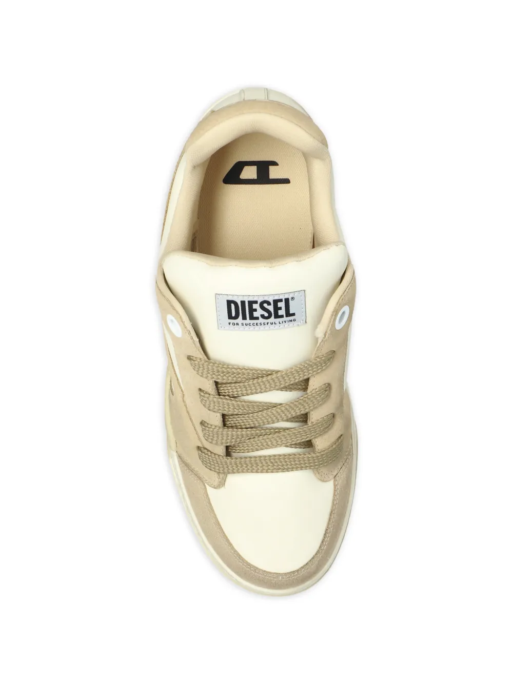 panelled low sneakers