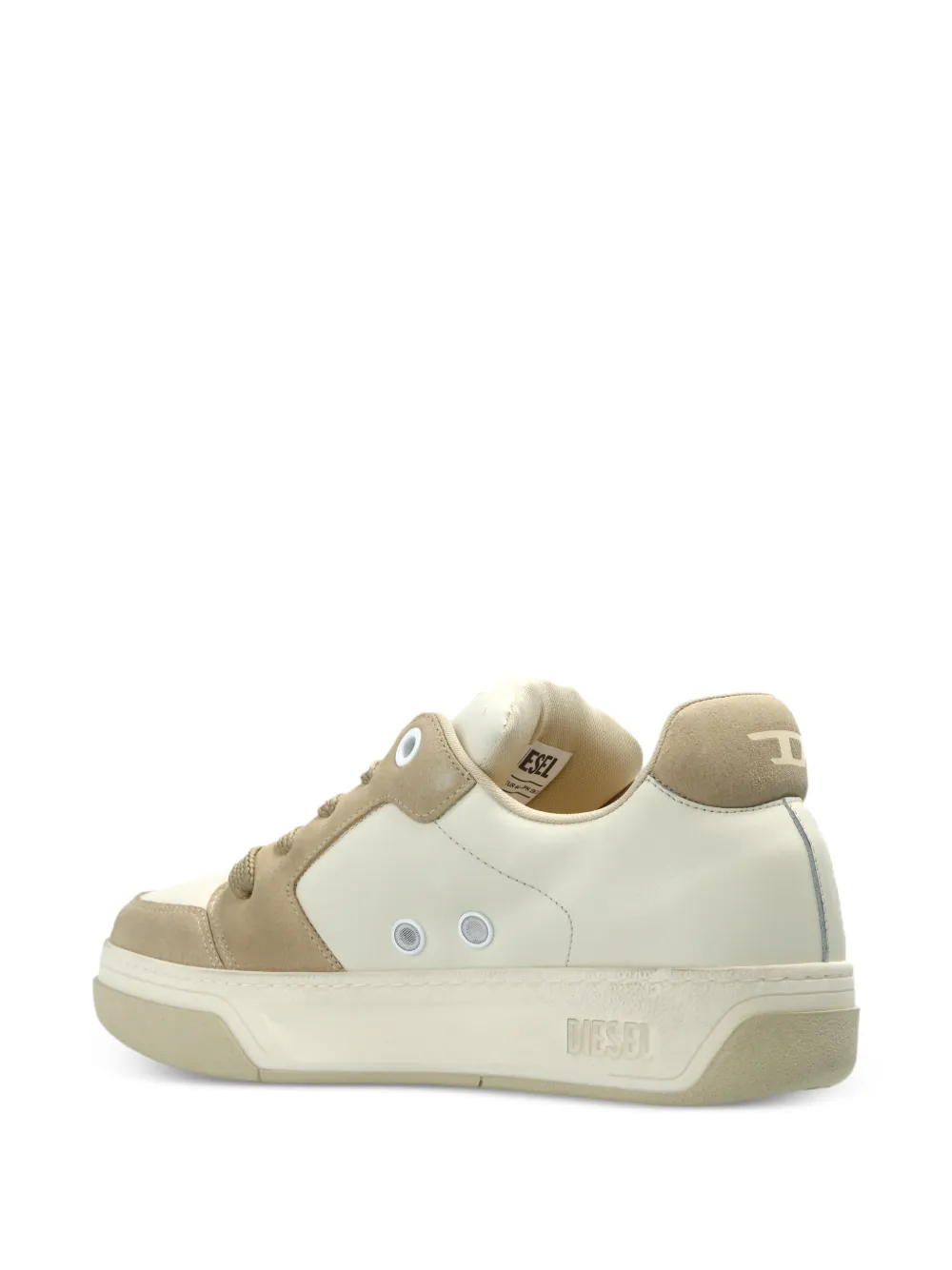 panelled low sneakers