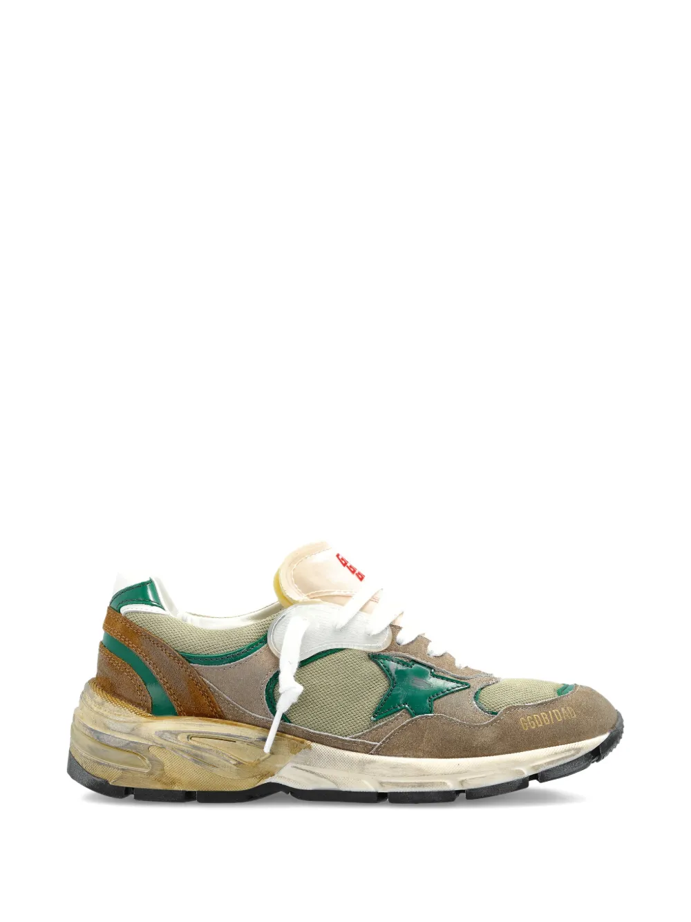 Golden Goose star appliqued sneakers - Toni neutri