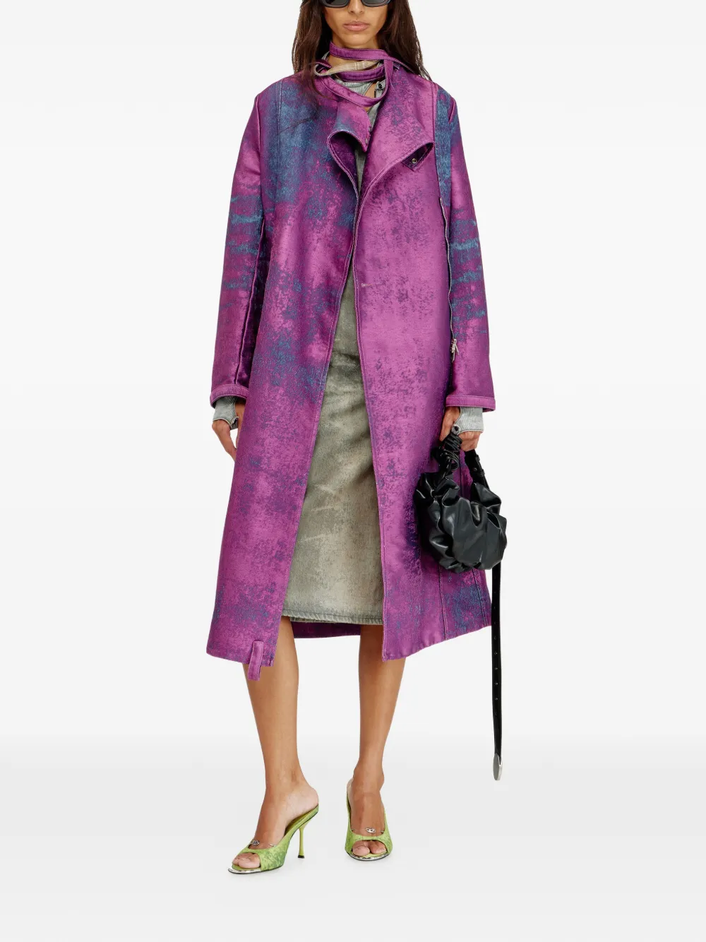  Diesel De-delgar-fsi Coat - Purple 