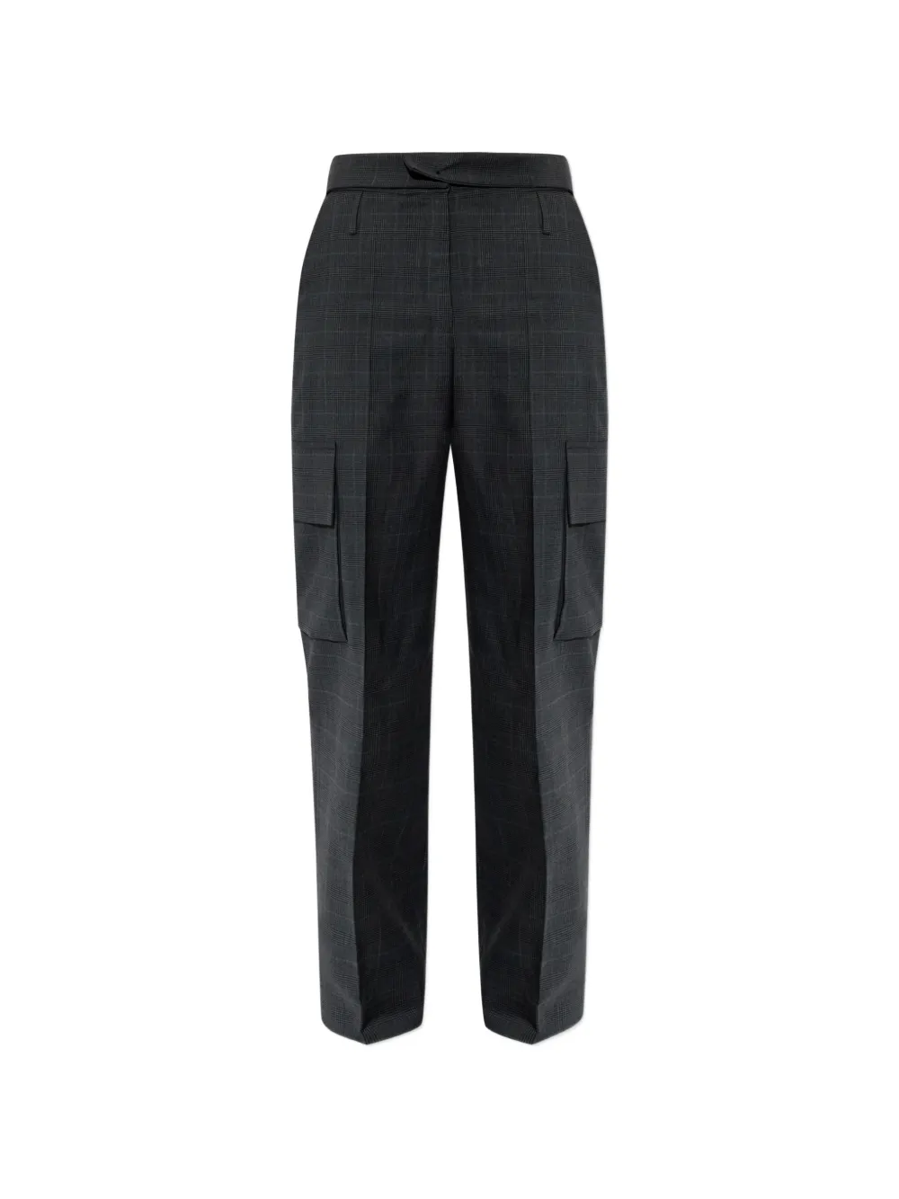 IRO Cruze plaid cargo trousers - Grigio