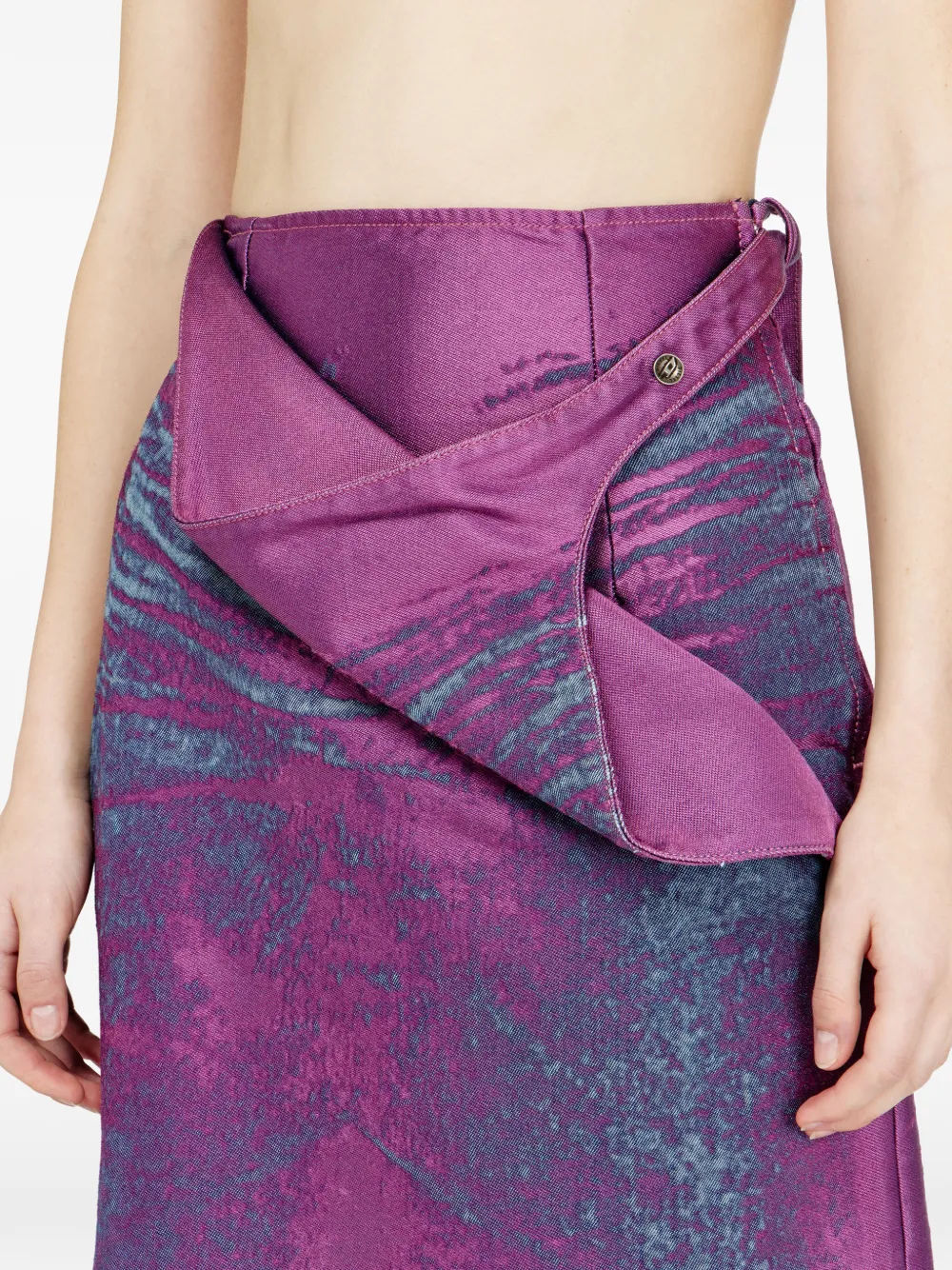 Diesel Rok met trekkoord Paars