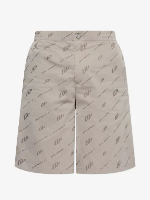 Off-White Short com estampa de logo