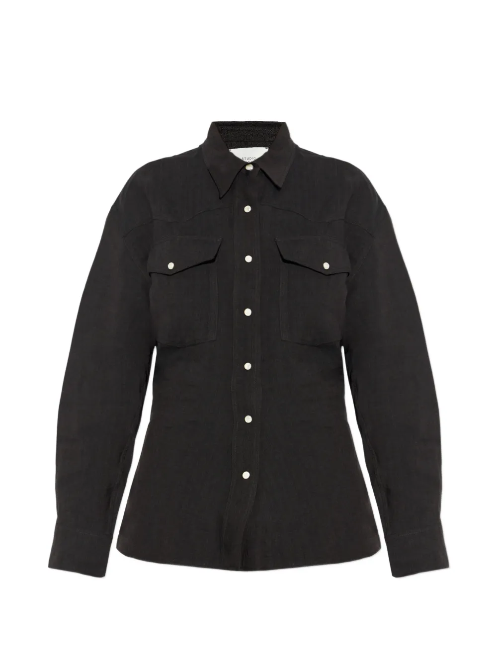 Studio Nicholson buttoned pocket shirt - Nero