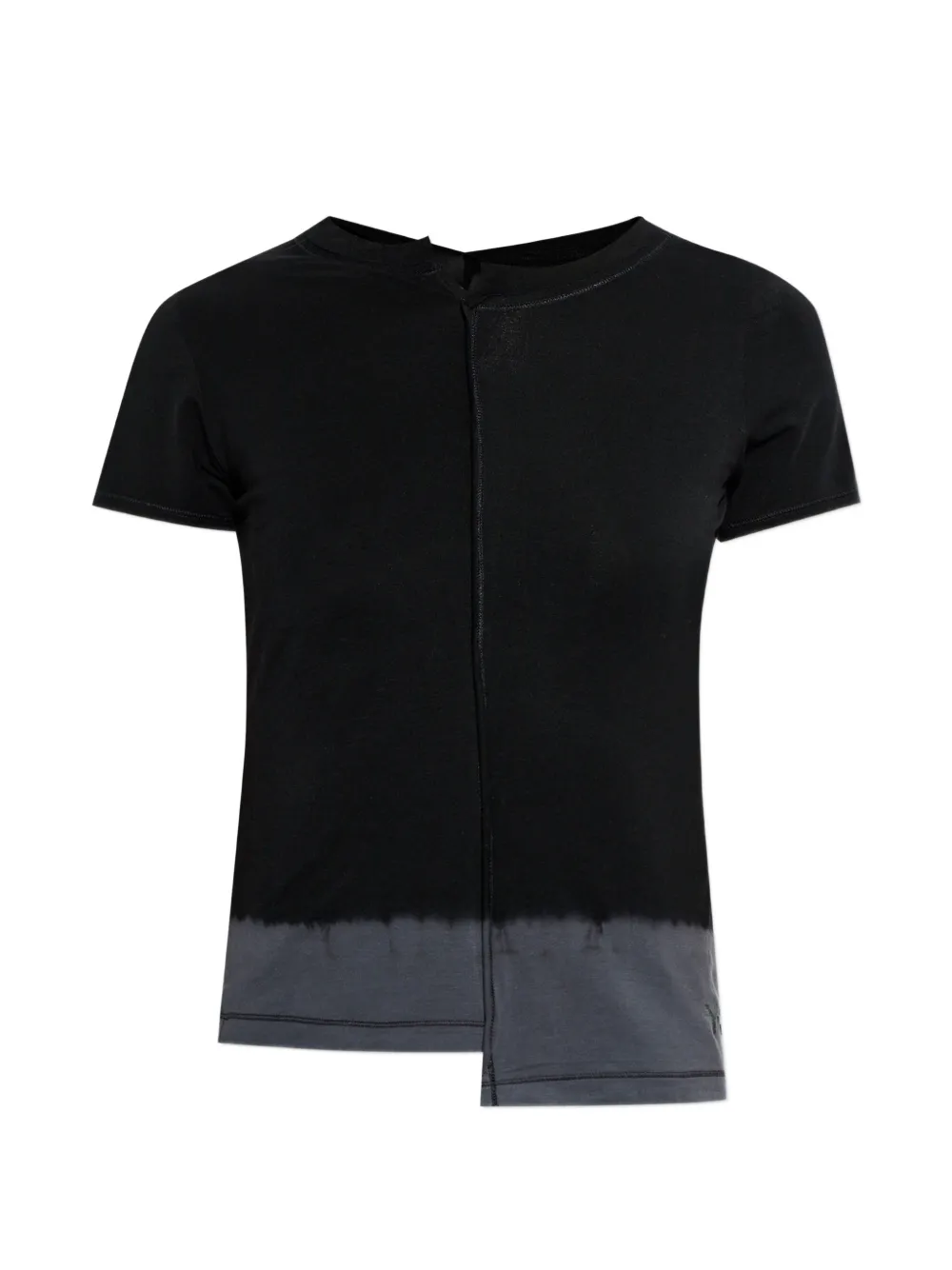 Y-3 dip-dye panelled T-shirt - Nero
