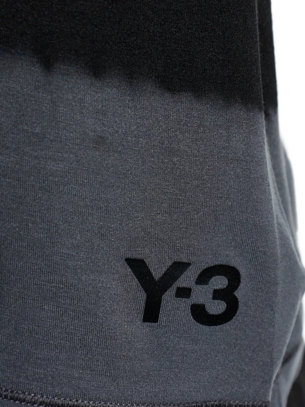 Y-3 T-shirt met dip-dye vlakken Zwart
