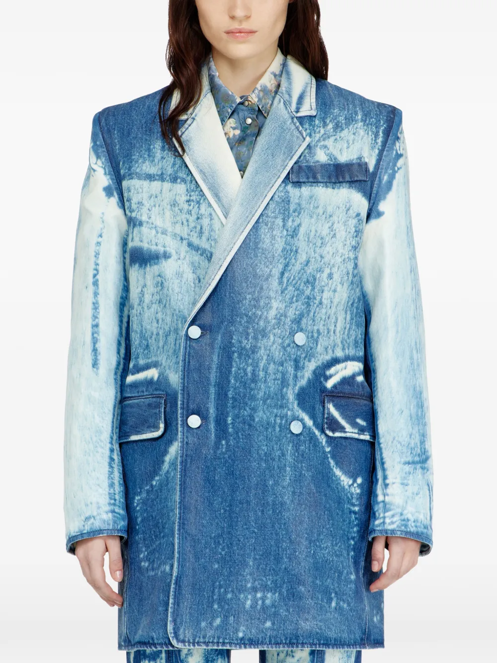  Diesel De-lumea-fsi1 Coat - Blue 