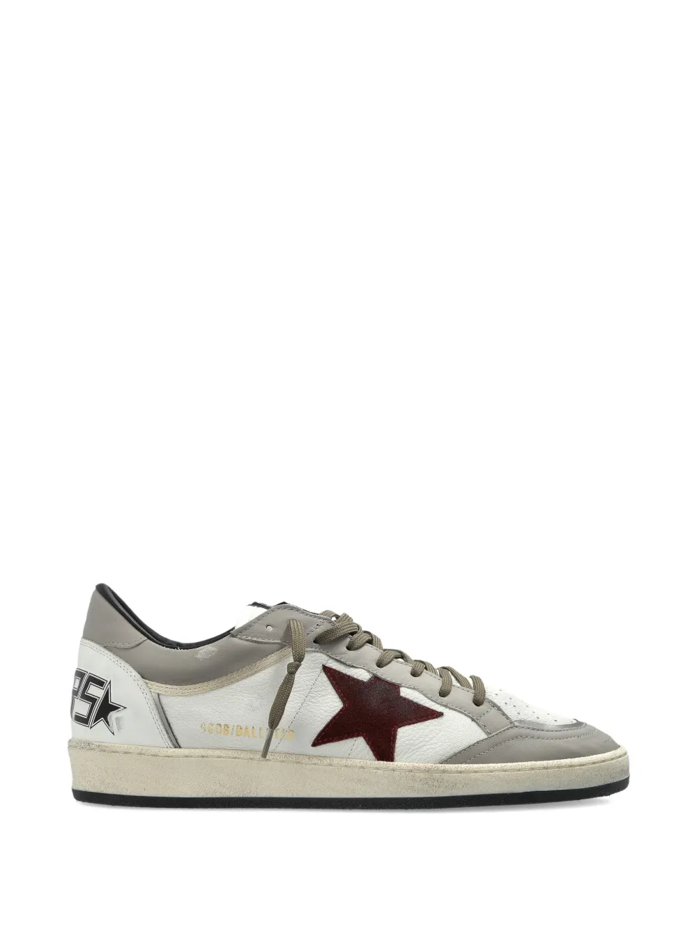 Golden Goose Ballstar lace-up sneakers - Bianco