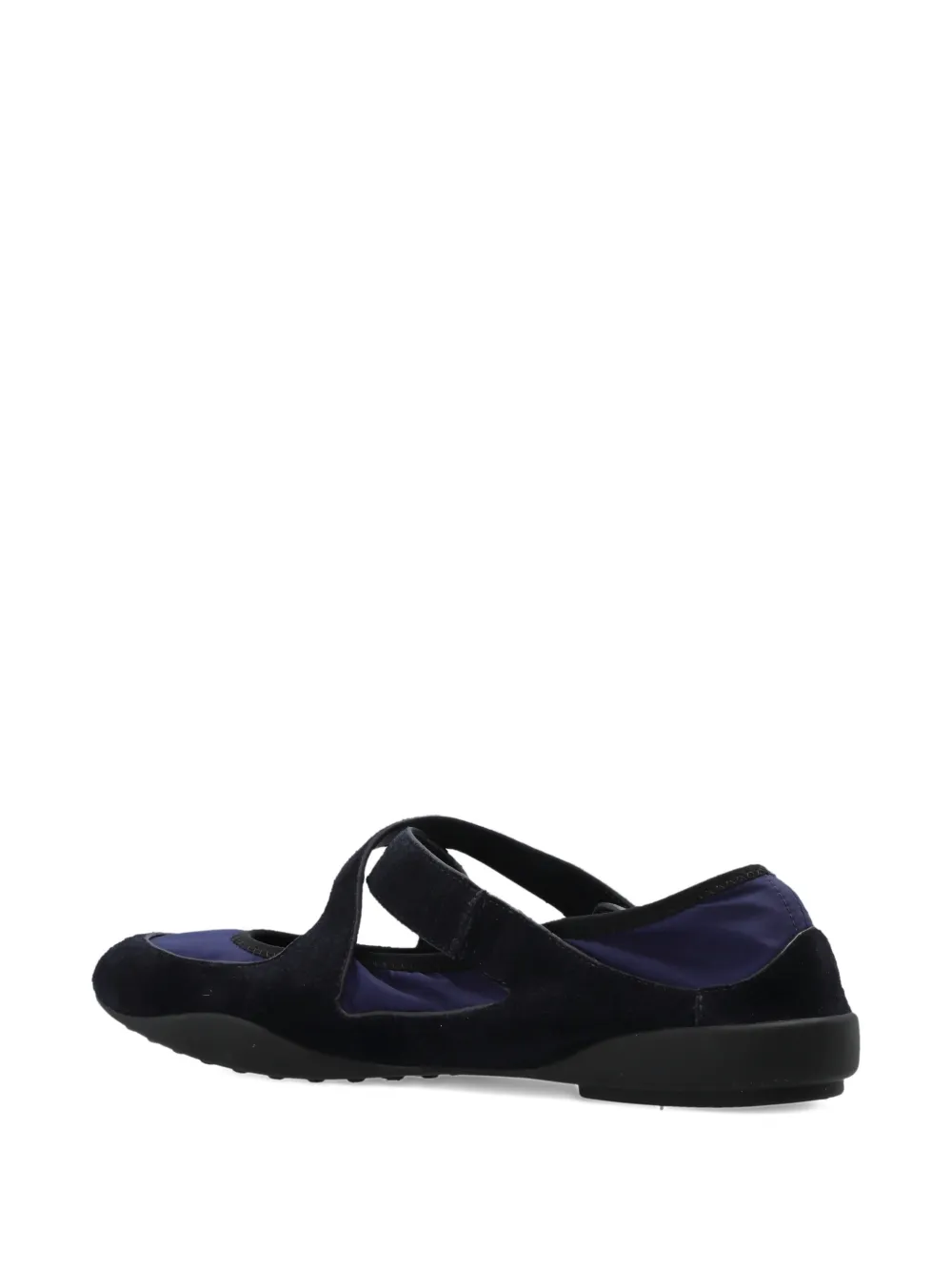 Tory Burch Romy round-toe strap ballet flats Blauw