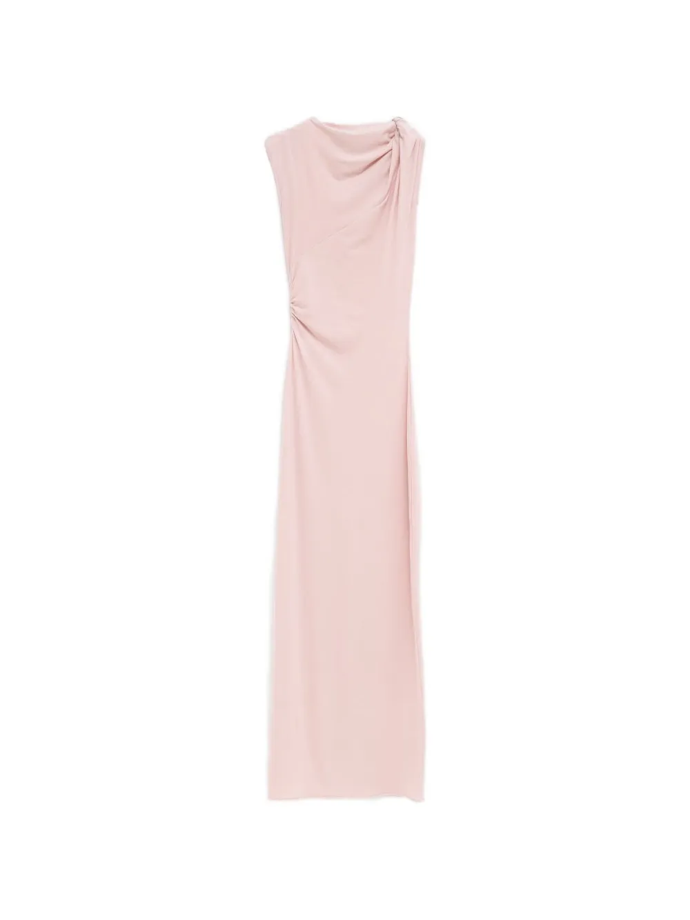  Atlein Draped Maxi Dress - Pink 