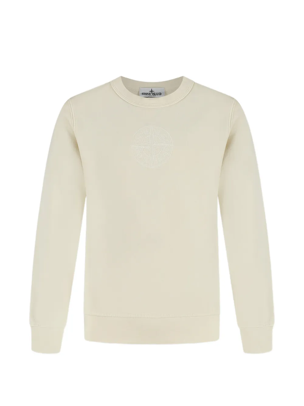 Stone Island Junior logo-motif sweatshirt - Toni neutri