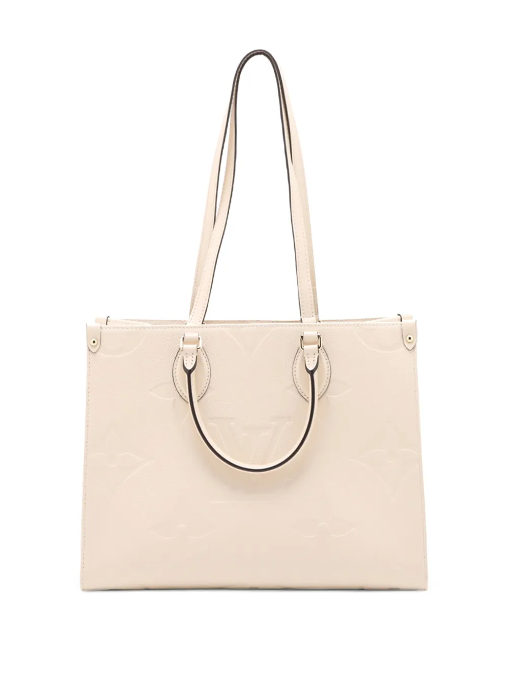 Louis Vuitton Pre-Owned 2021-2025 Monogram Empreinte OnTheGo MM satchel - Marrone