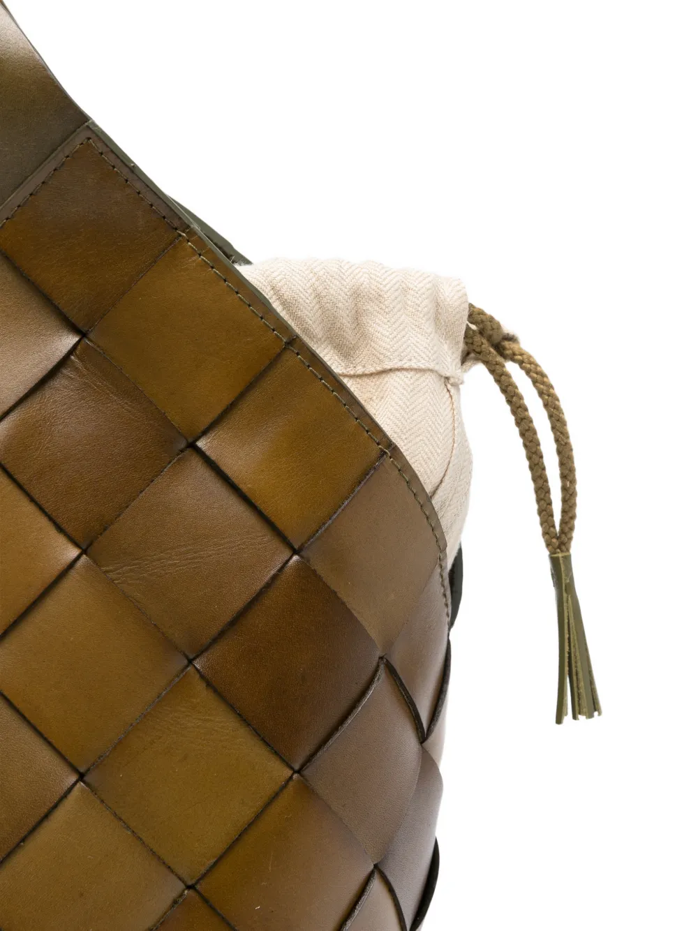 Castello Woven Leather Tote Bag