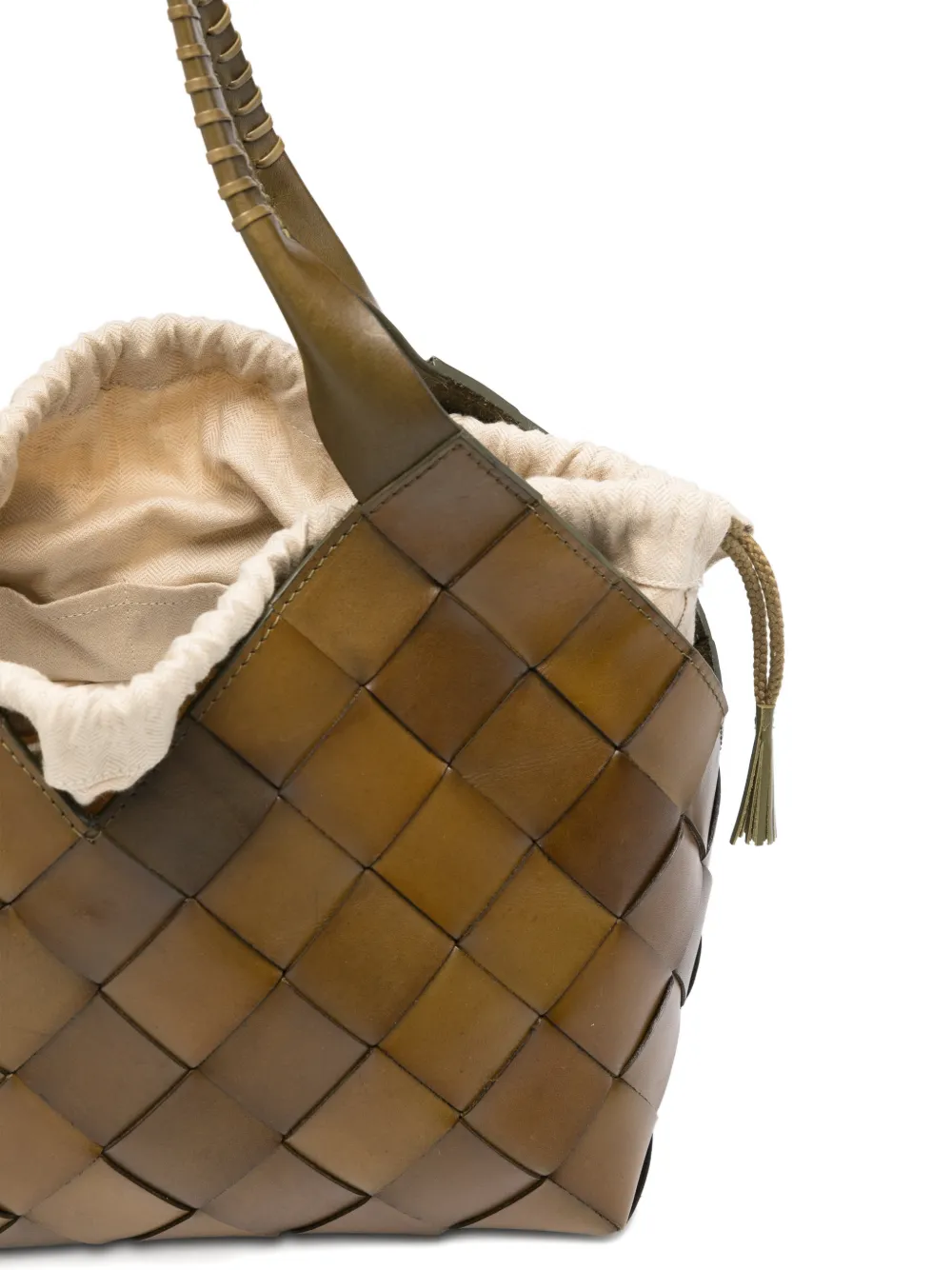Castello Woven Leather Tote Bag