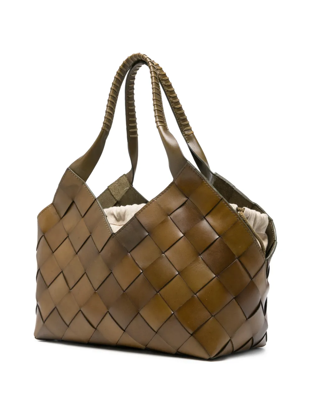 Castello Woven Leather Tote Bag