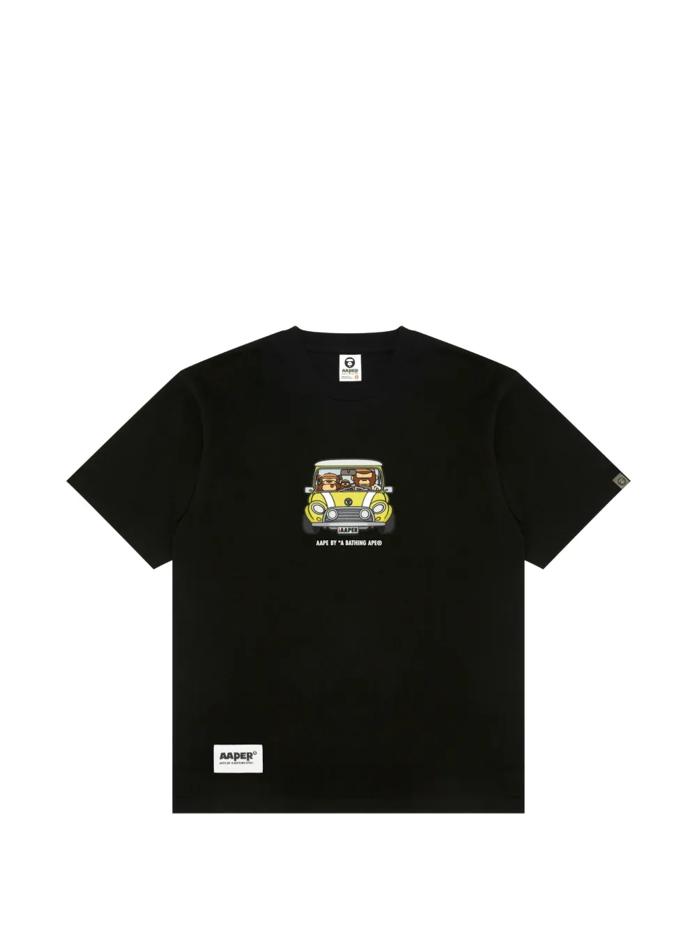AAPE BY *A BATHING APE® T-shirt con grafica - Nero