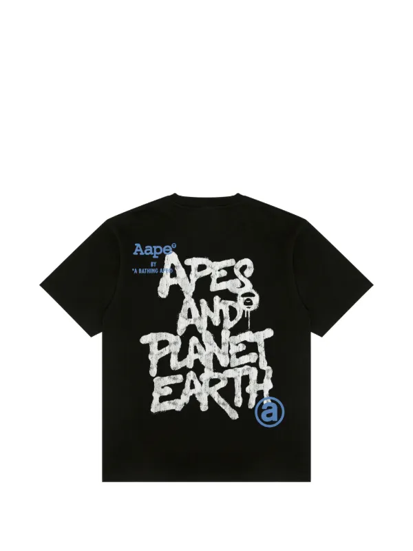 AAPE BY *A BATHING APE® short-sleeve T-shirt | Black | FARFETCH