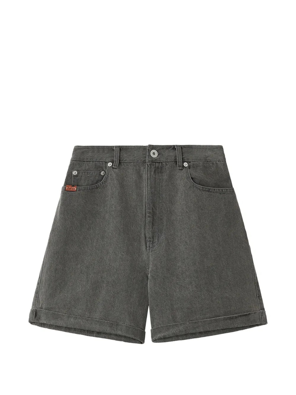 CHOCOOLATE rolled heart shorts - Grigio