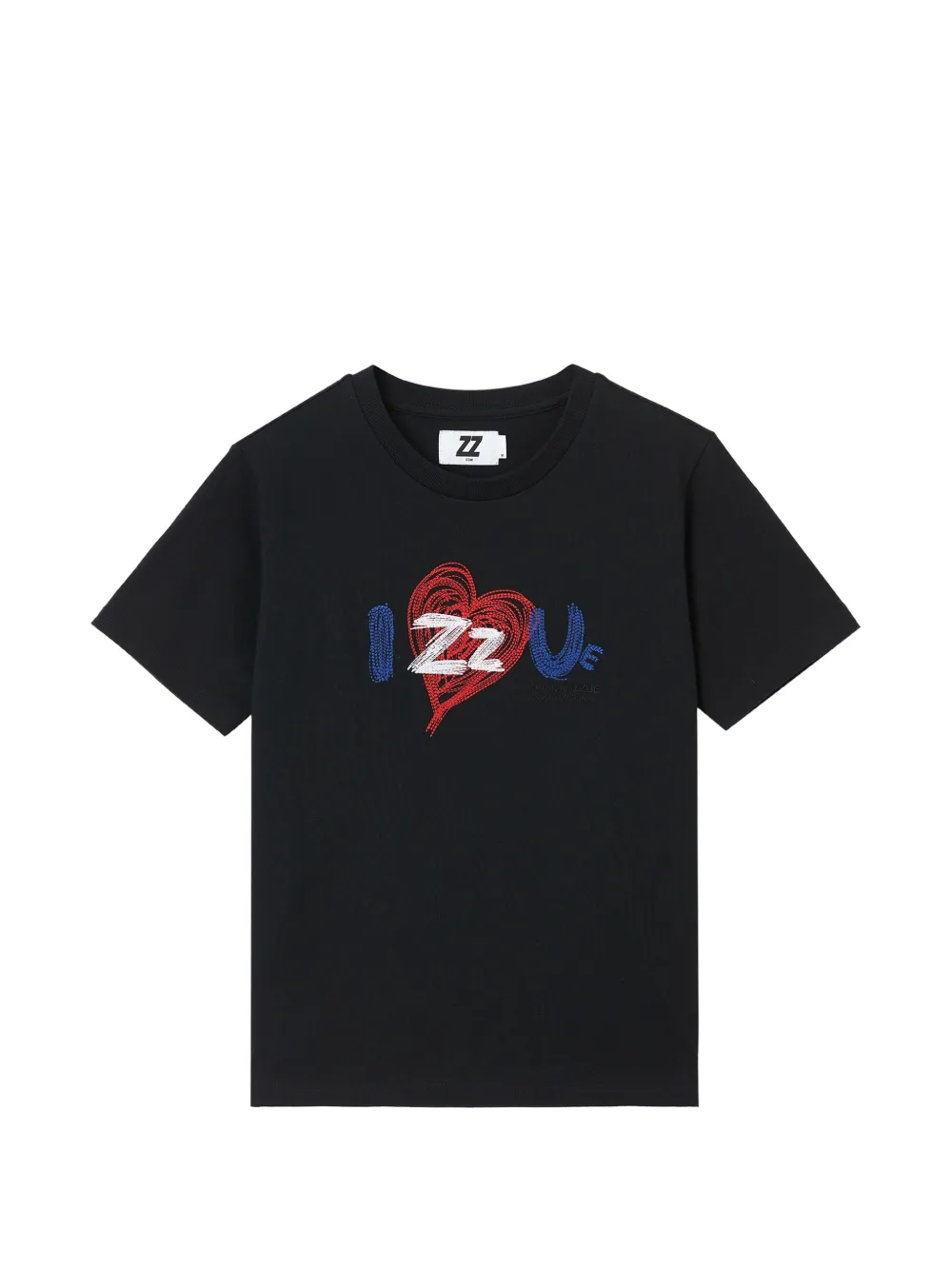 izzue T-shirt con stampa - Nero