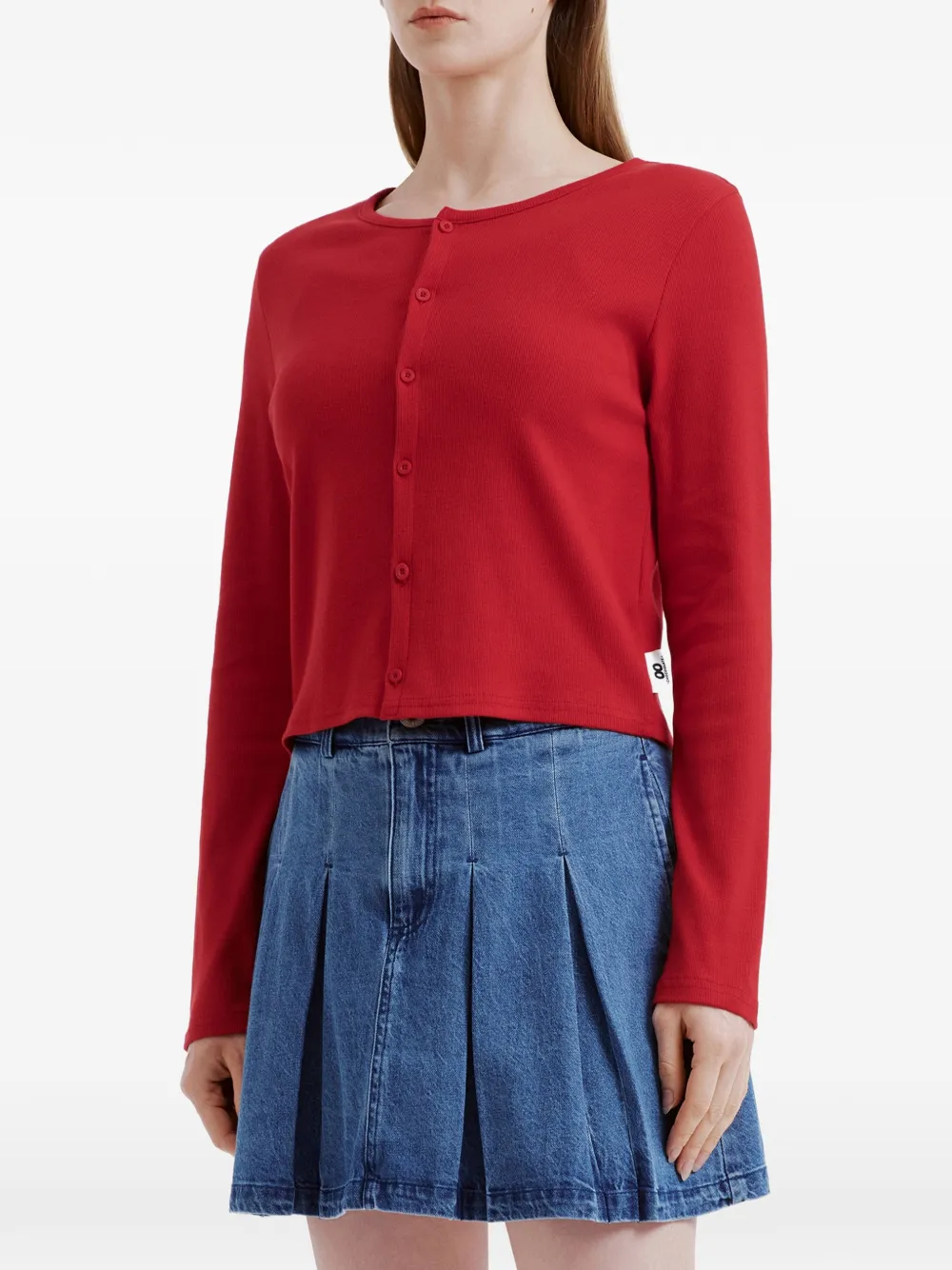  Chocoolate Cardigan Con Bottoni - Rosso 