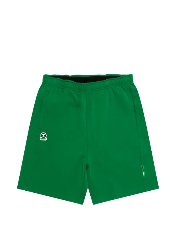 AAPE BY *A BATHING APE® ロゴ ショートパンツ | グリーン | FARFETCH JP