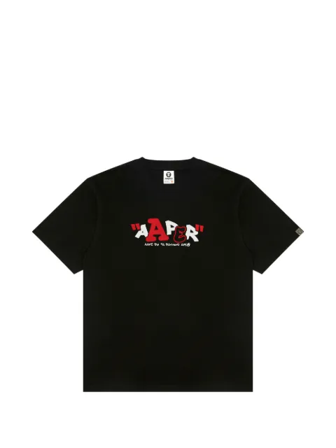 AAPE BY *A BATHING APE® playera con motivo gráfico