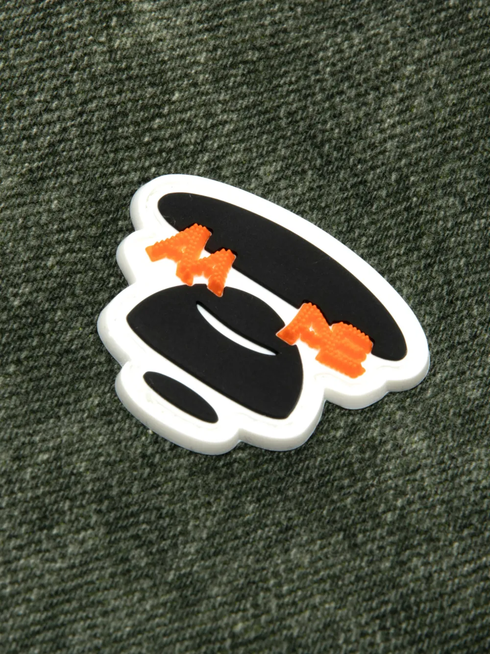 AAPE BY *A BATHING APE Jack met capuchon Groen