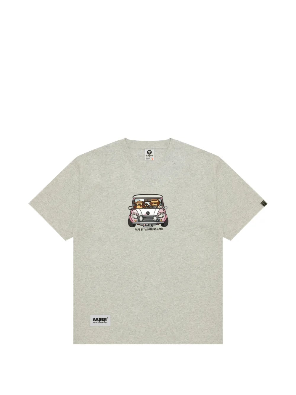 AAPE BY *A BATHING APE® T-shirt con stampa - Grigio