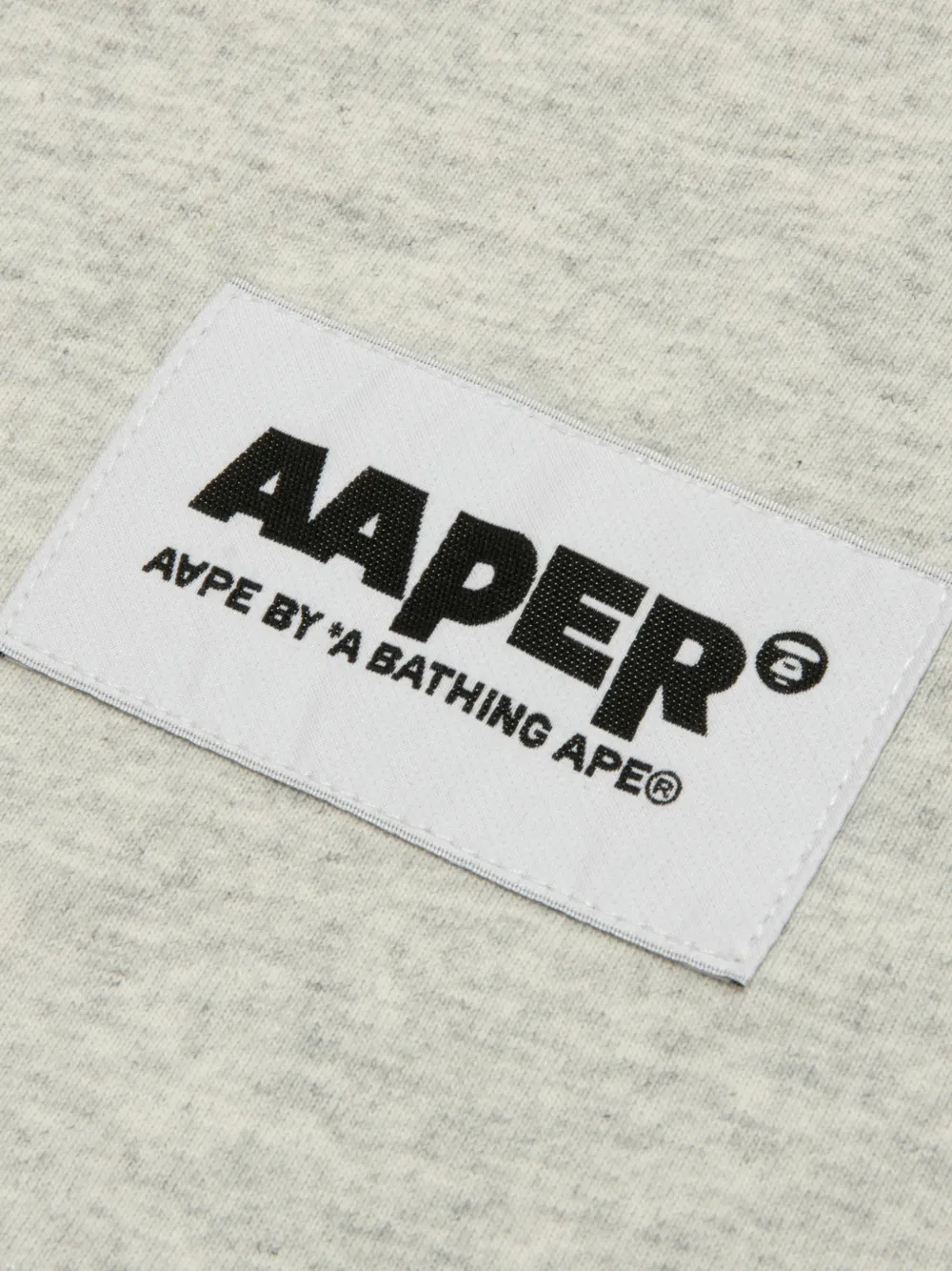 AAPE BY *A BATHING APE T-shirt met grafische print Grijs