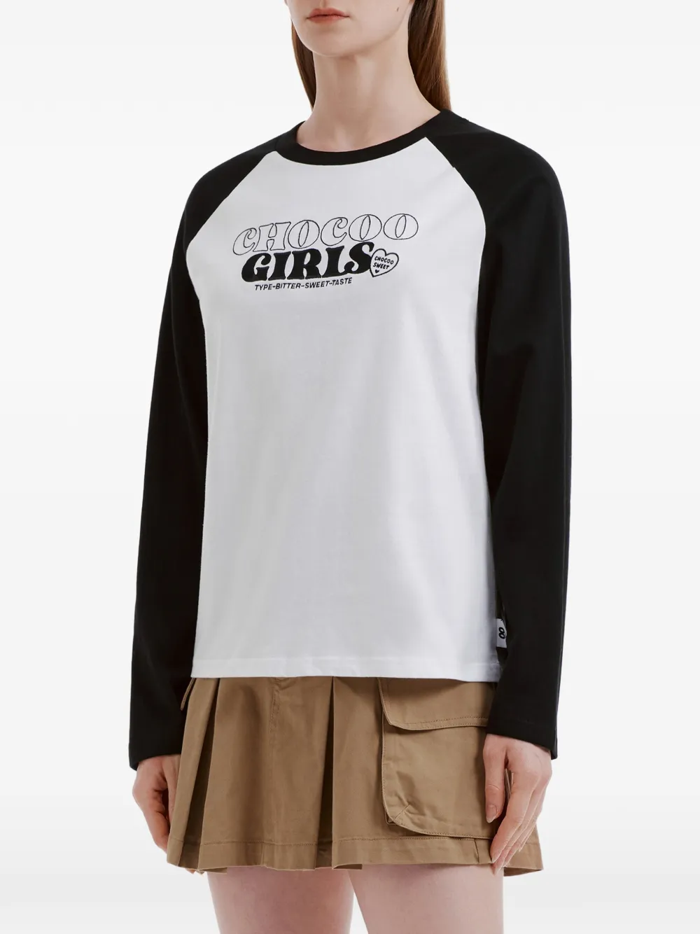  Chocoolate Long-sleeve T-shirt - White 