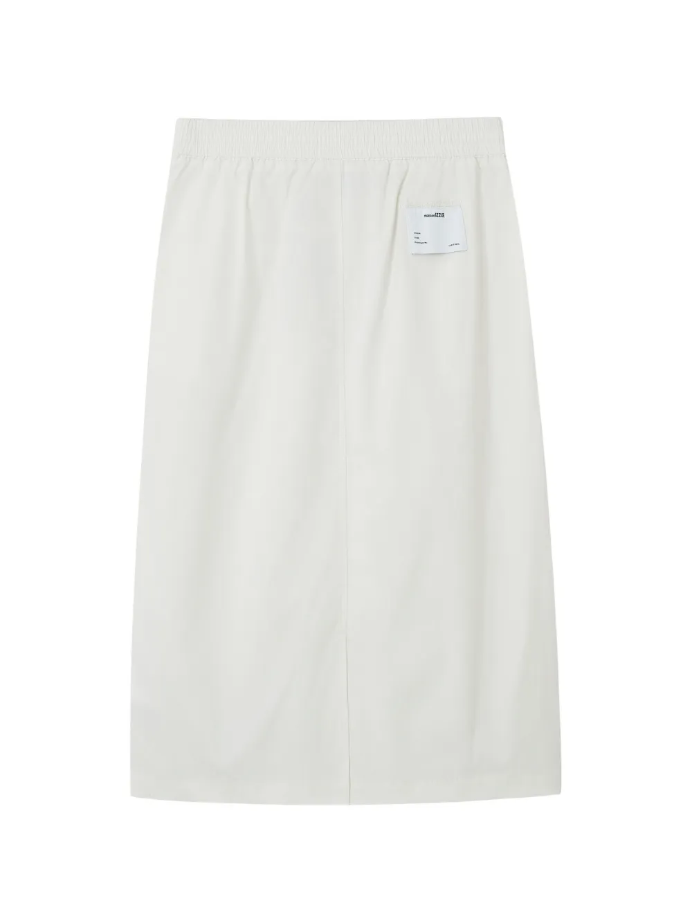  Izzue Drawstring Gathered Midi Skirt - White 