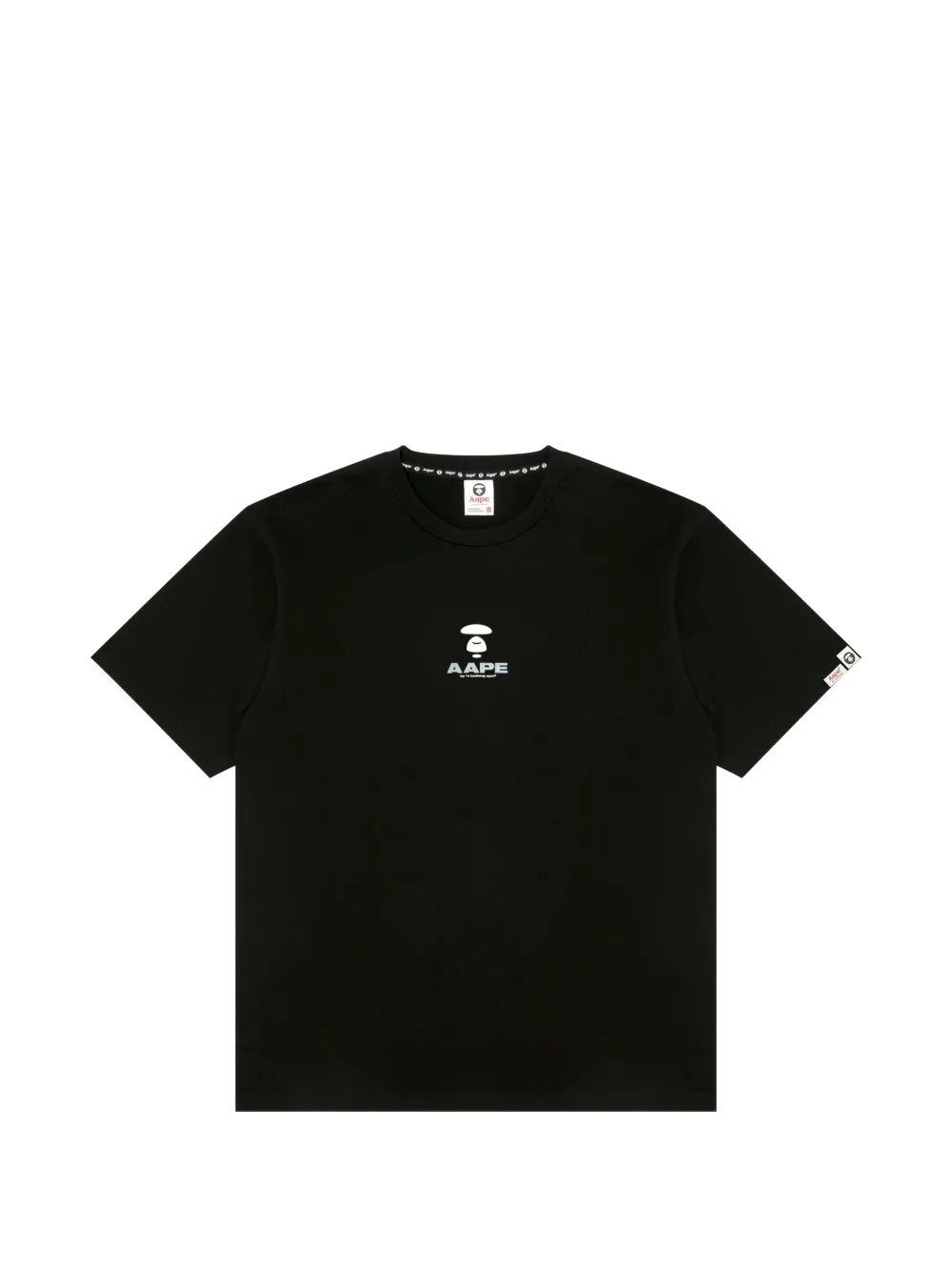 AAPE BY *A BATHING APE® T-shirt con logo - Nero