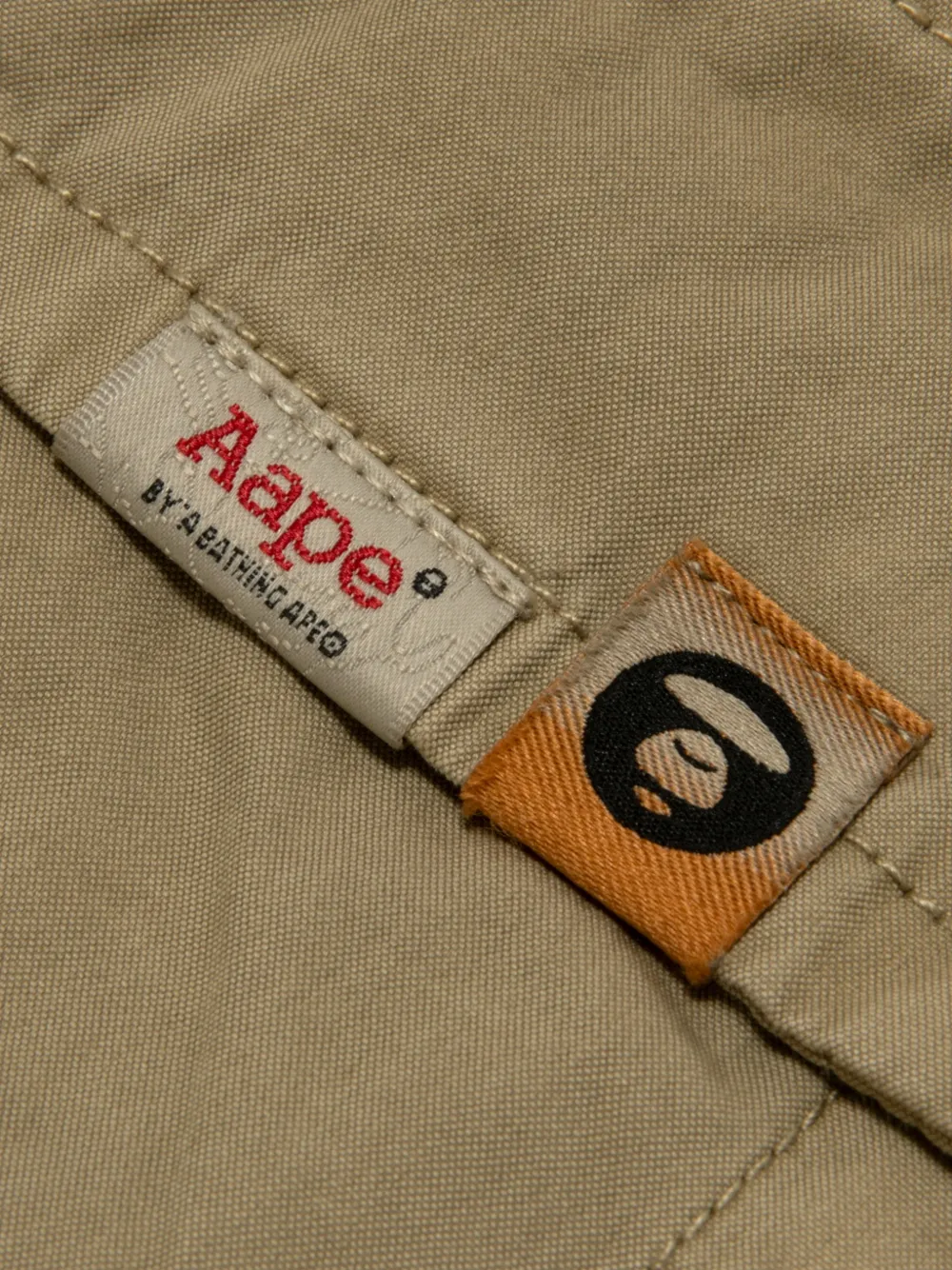 AAPE BY *A BATHING APE Cargo broek Beige