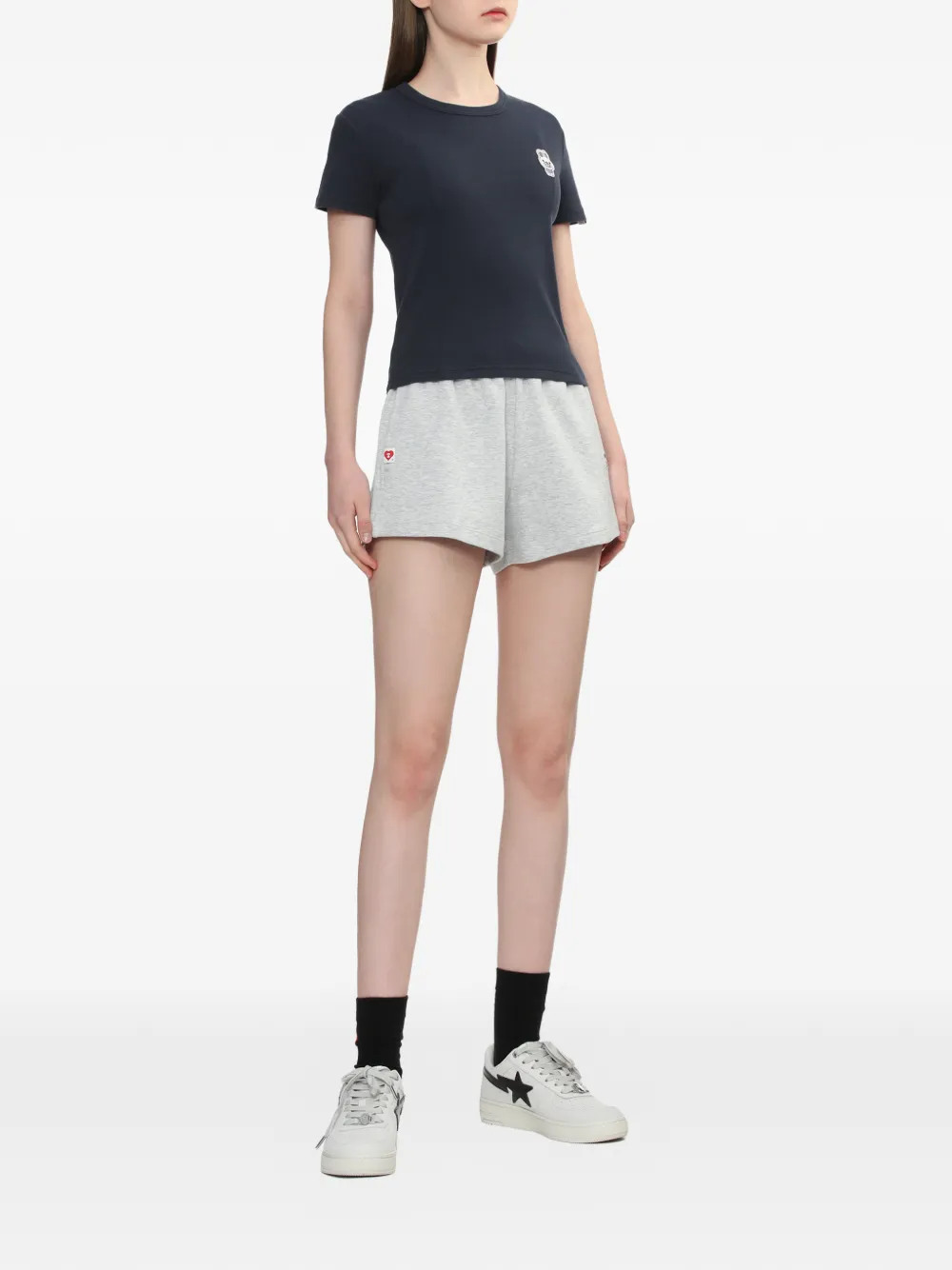  Apee™ By *a Bathing Ape® Appliqué T-shirt - Blue 