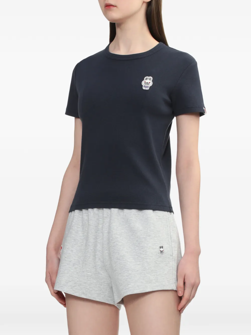  Apee™ By *a Bathing Ape® Appliqué T-shirt - Blue 
