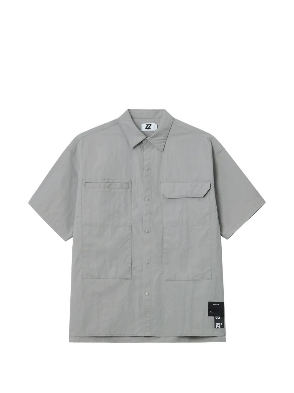 izzue Camicia con taschino - Grigio