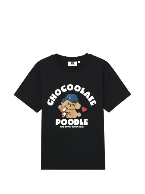 CHOCOOLATE logo-print T-shirt