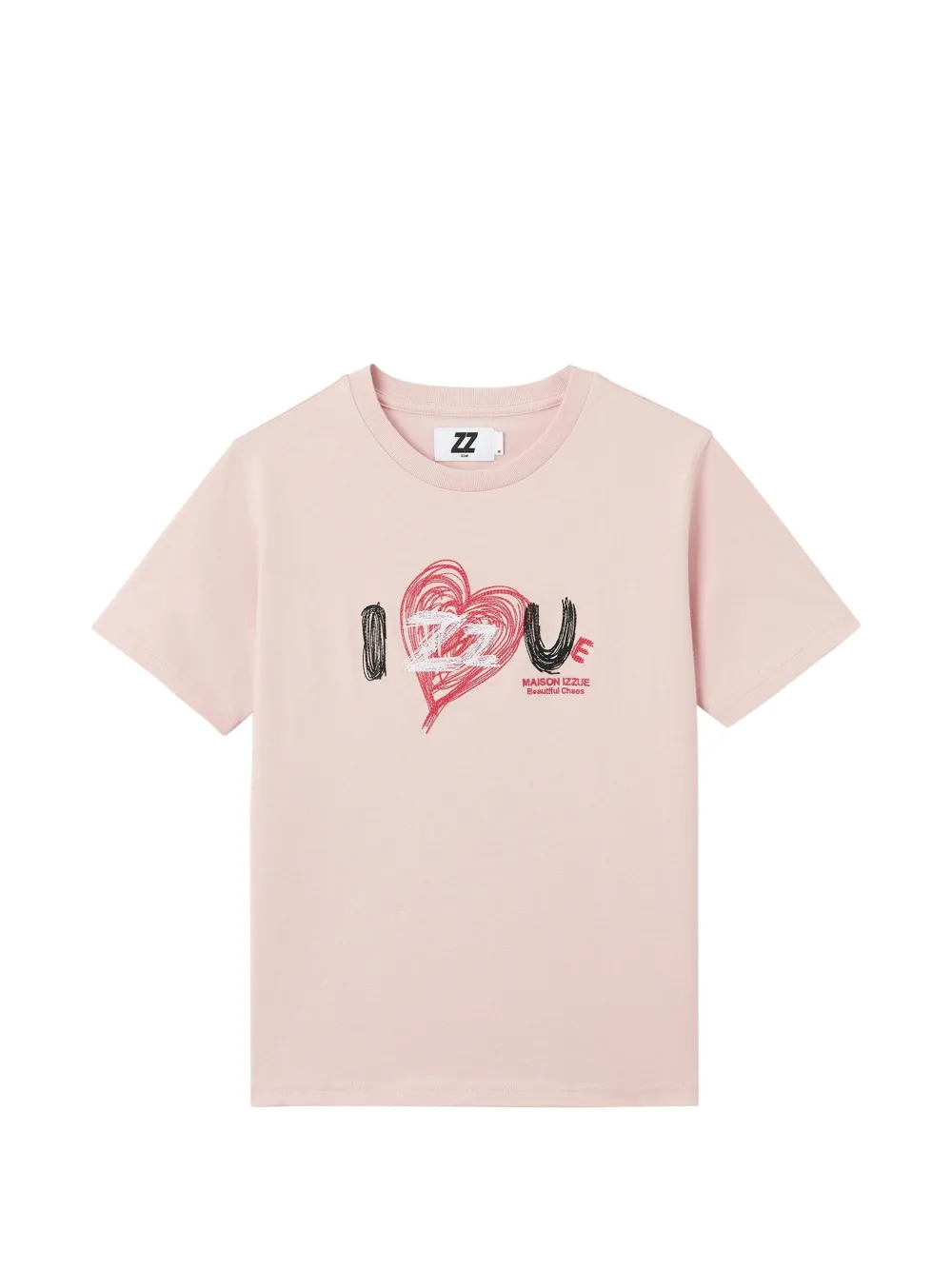 izzue T-shirt con stampa - Rosa