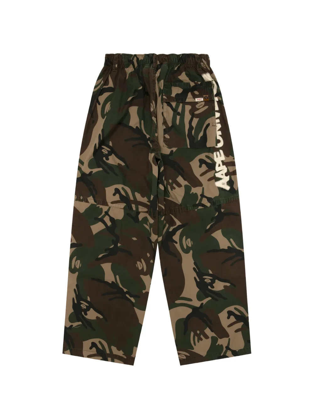 AAPE BY *A BATHING APE® camouflage-print trousers - Verde